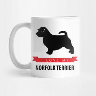 I Love My Norfolk Terrier Mug